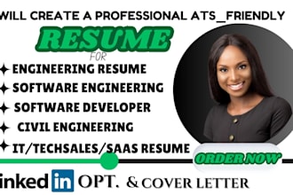 crafts ats resume for software engineering, tech resume and construction resume