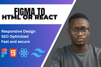 convert figma to react js psd to react or next js using tailwind css svelte