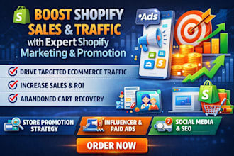 boost shopify sales with shopify marketing shopify promotion ecommerce marketing