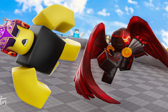 make roblox 3d gfxs for your game