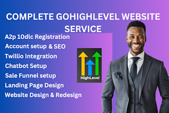 a2p 10dlc registration twilio integration gohighlevel website automation setup