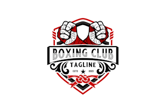 make captivating particular boxing club logo