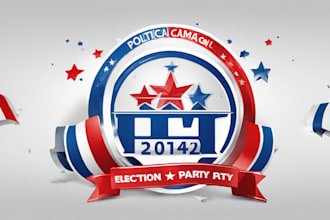 create patriotic and political logo