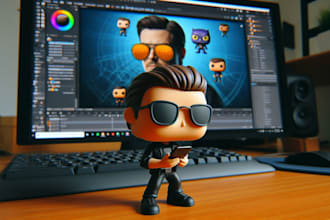 create your own custom funko pop ready to 3d print