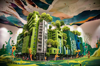 design and illustrate environmental art