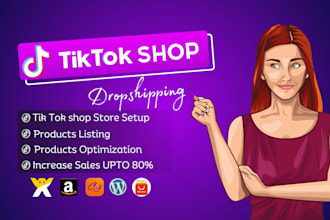 set up tiktok shop dropshipping with product hunting,listing, and automation