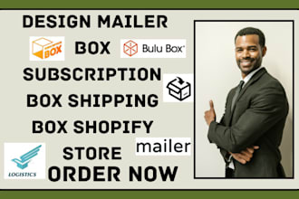 do packaging design mailer box subscription box shipping box shopify store