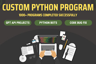 write, edit, review custom python program code