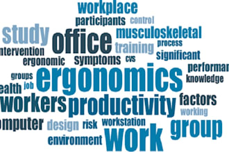 assist in human factors engineering, ergonomics and safety