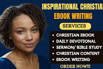 ghostwrite inspirational christian self help ebook writing daily devotional book