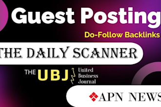 publish guest post, press release on daily scanner