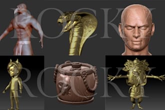 do 3d modelling and focuses on sculpting for printing