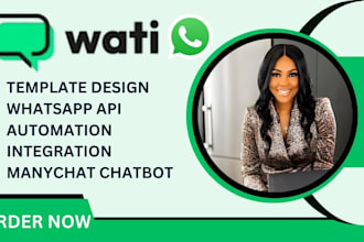setup wati template, whatsapp automation with whatsapp API setup integrations