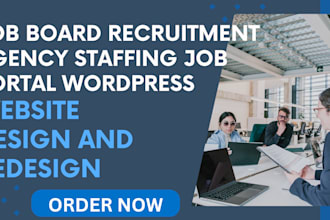 do wordpress job board recruitment agency staffing job portal website