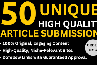 high da 20 30 50 article backlinks manual submission safe seol