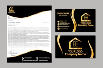 professional business card invoice format letterhead and stationery logo design