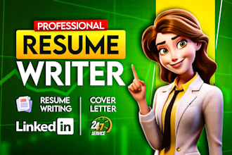 write and upgrade your resume, cv, cover letter, linkedin