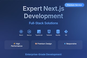 design modern next js landing page with high conversion rate