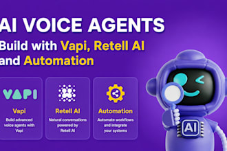 build ai voice agents with vapi, retell ai and automation