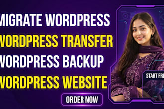 do wordpress migration transfer hosting and backup safely