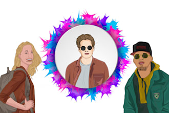 create 2d illustration for you