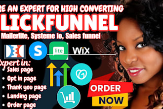 high converting sales funnel on clickfunnels, systeme io landing page,ghl funnel