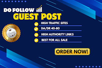 do high da guest post, dofollow guest posting with SEO backlinks