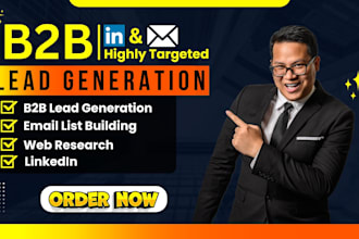 do b2b lead generation and email list building service