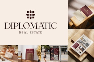 design a professional logo for real estate agents, property developers, and more