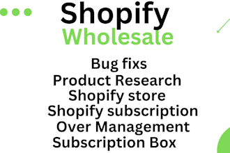 create design shopify store subscription box with membership website