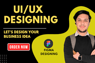 do UI UX figma designing for mobile and website, figma designing