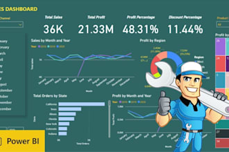 fix, enhance or update your power bi dashboard