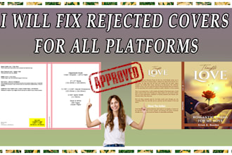 format, resize, modify, fix rejected book cover for amazon, ingram spark, lulu