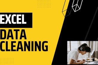 clean, format, merge, split excel data