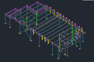 do structural steel 3d modelling, detailing, create drawings using advance steel