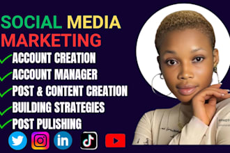be your content creator social media marketing social media manager