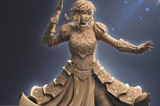 sculpt warhammer 40k miniatures,model 3d figurine,dnd miniature,zbrush sculpture