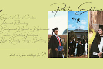 do professional color grading and edit pictures