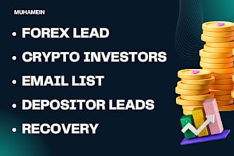 hot forex investor leads, crypto leads, depositor leads, forex leads