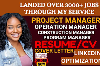 create project management, operations manager resume, product management resume