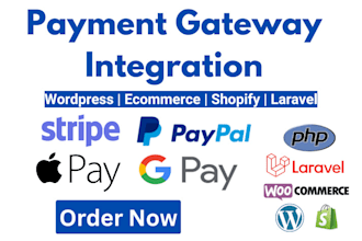 integrate any payment gateway into your website