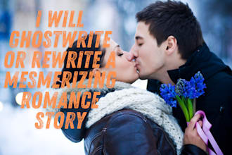 ghostwrite or rewrite a mesmerizing romance story