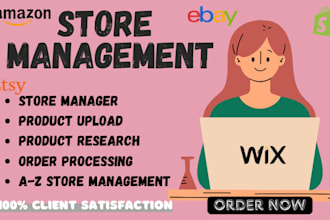 promote shopify, amazon, ebay, wix, etsy walmart website virtual assistant SEO