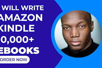 write your 10,000 words amazon kindle ebook book writer ghostwriter kdp writer