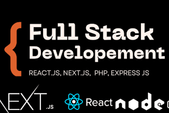 develop web application in react,node js