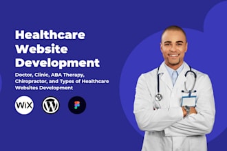 develop doctor, clinic, dental, healthcare, medical website using wordpress