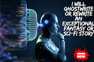 ghostwrite or rewrite an exceptional fantasy or scifi story