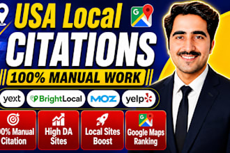 do USA local SEO citations or business directory listing from yext ,moz list