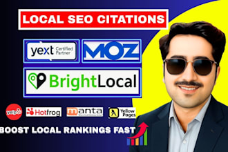 do USA local SEO citations or business directory listing from yext ,moz list