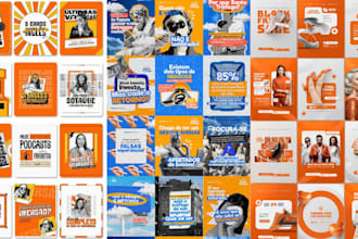 create instagram and linkedin content in carousels, reels, gifs, videos, posts,,